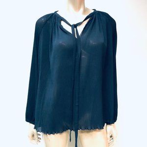 Muche Muchette Pleated Blouse Top  - New with Tags